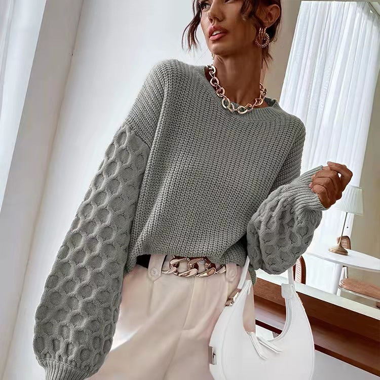 Pull Tricot Col Rond Femme Disponible sur Dressing Chill