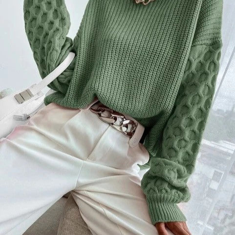Pull Tricot Col Rond Femme Disponible sur Dressing Chill