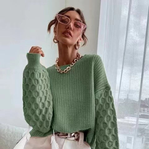 Pull Tricot Col Rond Femme Disponible sur Dressing Chill