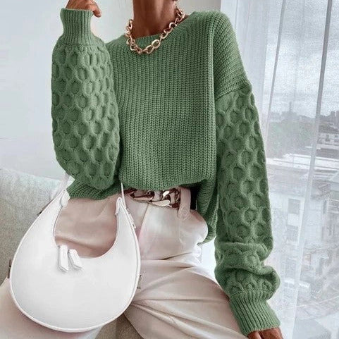 Pull Tricot Col Rond Femme Disponible sur Dressing Chill
