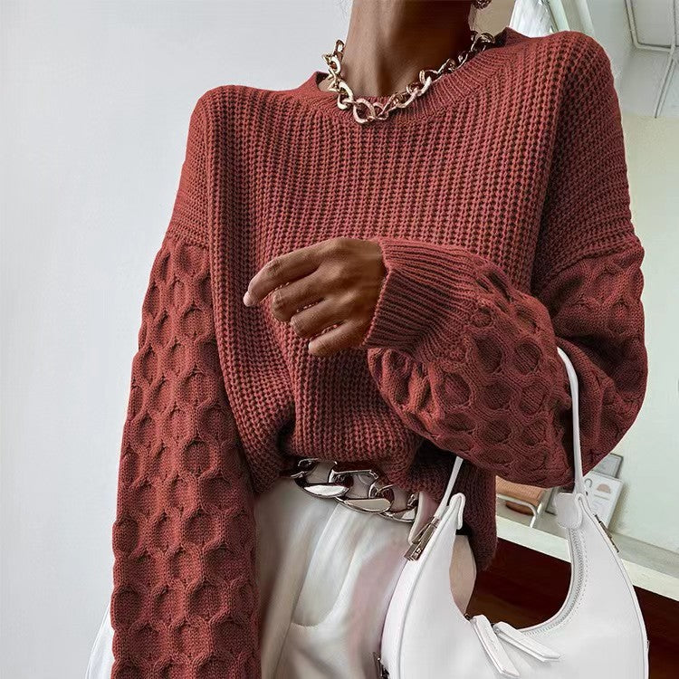 Pull Tricot Col Rond Femme Disponible sur Dressing Chill