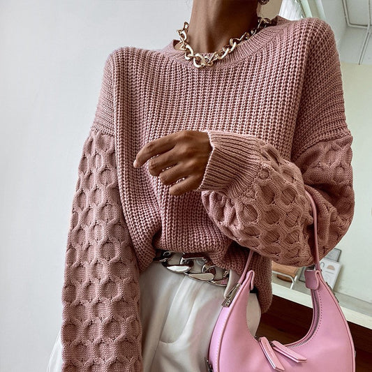 Pull Tricot Col Rond Femme Disponible sur Dressing Chill