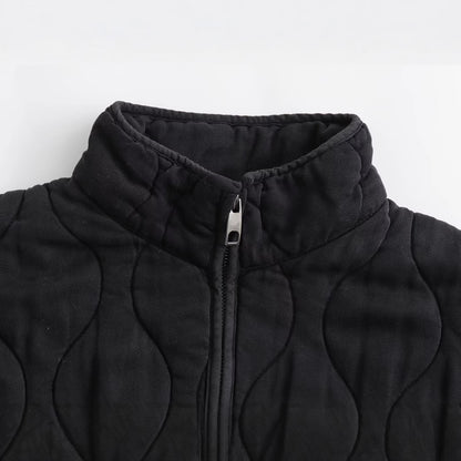Dressing Chill : Manteau en Coton avec Détails de Poches - Élégance et Confort